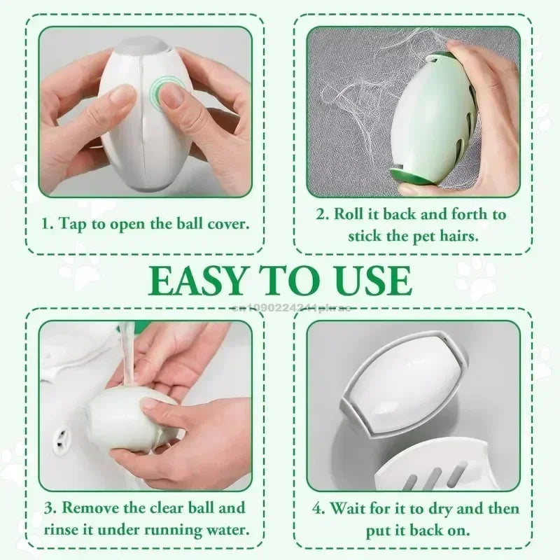Reusable Lint Roller High-Quality Washable & Portable Strong Adhesive for Pet Hair and Dust Removal Clothes Furniture Travel